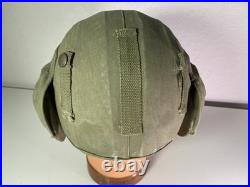 WW2 US Army Air Force Bomb Crew M4A2 Flak Helmet Original