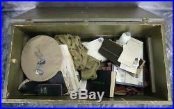 WW2 US Army Air Force Corp officer cadet soldier KIA pilot USAF NAME group trunk