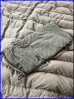 WW2 US Army Air Force Down Artic Sleeping Bag Down Filled American Pad Co. Rare