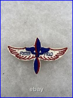 WW2 US Army Air Force Foster Field Patch Felt Rare R379