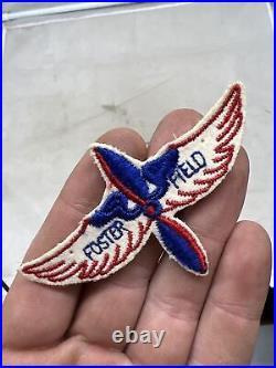 WW2 US Army Air Force Foster Field Patch Felt Rare R379