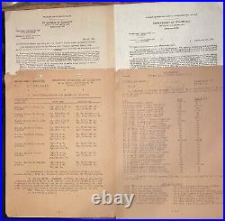 WW2 US Army Air Force Intelligence Officer Paper Ephemera Photo Lot