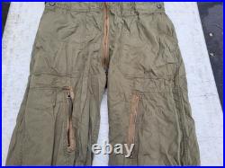 WW2 US Army Air Force K-1 Very Light Flight Suit Size 38-40 MFG Davis Sportswear