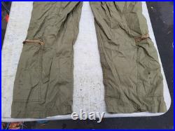 WW2 US Army Air Force K-1 Very Light Flight Suit Size 38-40 MFG Davis Sportswear