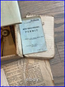 WW2 US Army Air Force Lot Grouping Ephemera Medals Ribbons Photographs Named
