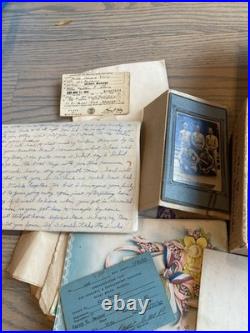 WW2 US Army Air Force Lot Grouping Ephemera Medals Ribbons Photographs Named