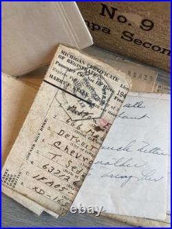 WW2 US Army Air Force Lot Grouping Ephemera Medals Ribbons Photographs Named