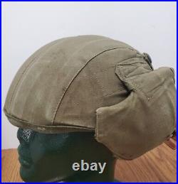 WW2 US Army Air Force M4A2 Green Flak Gunner Helmet MFG Industrial Canvas Prod