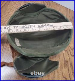 WW2 US Army Air Force M4A2 Green Flak Gunner Helmet MFG Industrial Canvas Prod