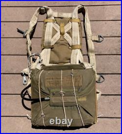 WW2 US Army Air Force Military AN6510-1 Seat Parachute Field Gear Equipment