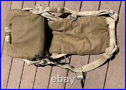 WW2 US Army Air Force Military AN6510-1 Seat Parachute Field Gear Equipment