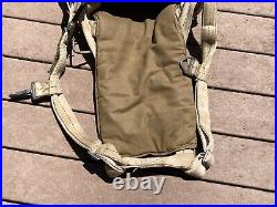 WW2 US Army Air Force Military AN6510-1 Seat Parachute Field Gear Equipment