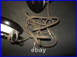 WW2 US Army Air Force Navy MATCHED TONE RADIO HEADSET VET ESTATE NICE