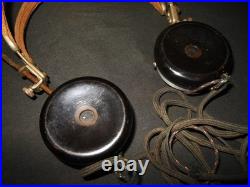 WW2 US Army Air Force Navy MATCHED TONE RADIO HEADSET VET ESTATE NICE