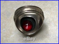 WW2 US Army Air Force Pilot Officer Sterling Ring Size 9