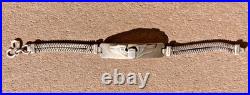 WW2 US Army Air Force Pilot Sweetheart ID Name Identification Bracelet Sterling