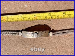 WW2 US Army Air Force Pilot Sweetheart ID Name Identification Bracelet Sterling