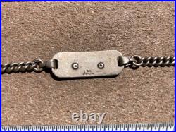 WW2 US Army Air Force Pilot Sweetheart ID Name Identification Bracelet Sterling