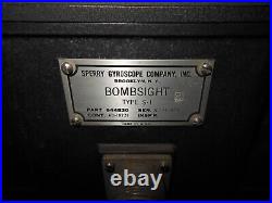 WW2 US Army Air Force SPERRY S-1 BOMBSIGHT B-24 Liberator Bomber VERY RARE