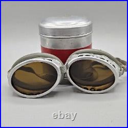 WW2 US Army Air Force Sky FIGHTER Pilot Goggles Aviator Goggles Vintage Driving