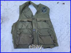 WW2 US Army Air Force Survival Vest Type C-1 Unisize MFG Sears & Roebuck