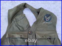 WW2 US Army Air Force Survival Vest Type C-1 Unisize MFG Sears & Roebuck