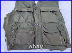 WW2 US Army Air Force Survival Vest Type C-1 Unisize MFG Sears & Roebuck