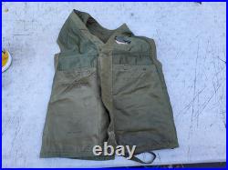 WW2 US Army Air Force Survival Vest Type C-1 Unisize MFG Sears & Roebuck