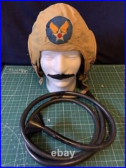 WW2 US Army Air Force Trainer Flight Cap (Helmet)