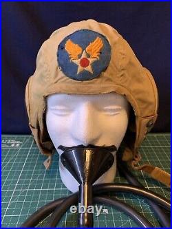 WW2 US Army Air Force Trainer Flight Cap (Helmet)