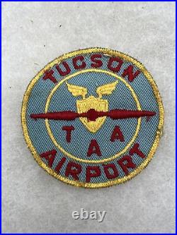 WW2 US Army Air Force Tucson Airport Authority Patch Twill Scarce S118