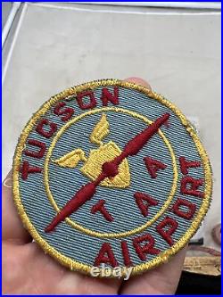 WW2 US Army Air Force Tucson Airport Authority Patch Twill Scarce S118