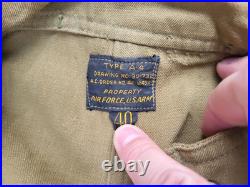 WW2 US Army Air Force Type A-4 Flight Suit Size 40
