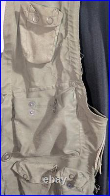 WW2 US Army Air Force Type C-1 Emergency Sustenance Vest Holster Insignia Pocket