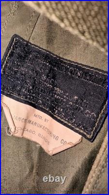 WW2 US Army Air Force Type C-1 Emergency Sustenance Vest Holster Insignia Pocket