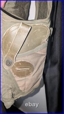 WW2 US Army Air Force Type C-1 Emergency Sustenance Vest Holster Insignia Pocket