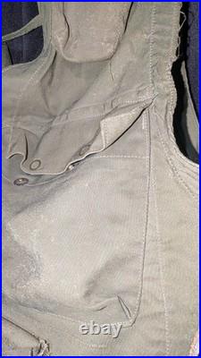 WW2 US Army Air Force Type C-1 Emergency Sustenance Vest Holster Insignia Pocket
