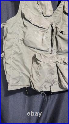WW2 US Army Air Force Type C-1 Emergency Sustenance Vest Holster Insignia Pocket