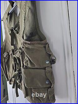 WW2 US Army Air Force Type C-1 Survival Vest Unisize Aircraft SEARS MFG HOLSTER