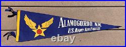 WW2 US Army Air Force USAAF Alamogordo New Mexico Base Felt Pennant