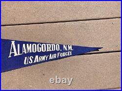 WW2 US Army Air Force USAAF Alamogordo New Mexico Base Felt Pennant