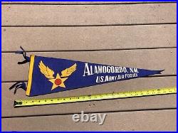 WW2 US Army Air Force USAAF Alamogordo New Mexico Base Felt Pennant