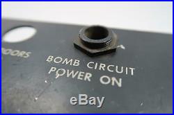 WW2 US Army Air Force corp USAF A26 aircraft bomber bomb bay control panel salvo