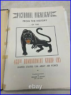 WW2 US Army Air Forces 460th Bomb Group Unit History Named WithSignatures
