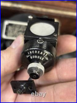WW2 US Army Air Forces A-10a Aircraft Bubble Sextant w wood case. Mfg by Ansco
