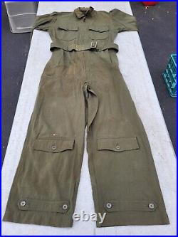 WW2 US Army Air Forces AN-S-31A Summer Flight Suit Size 38M MFG Stouber Bros
