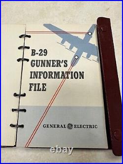 WW2 US Army Air Forces B-29 Gunners Information File Named