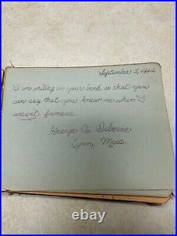 WW2 US Army Air Forces Chanute Field, Illinois Autograph Book