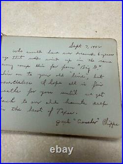 WW2 US Army Air Forces Chanute Field, Illinois Autograph Book