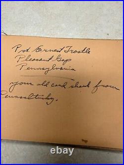 WW2 US Army Air Forces Chanute Field, Illinois Autograph Book